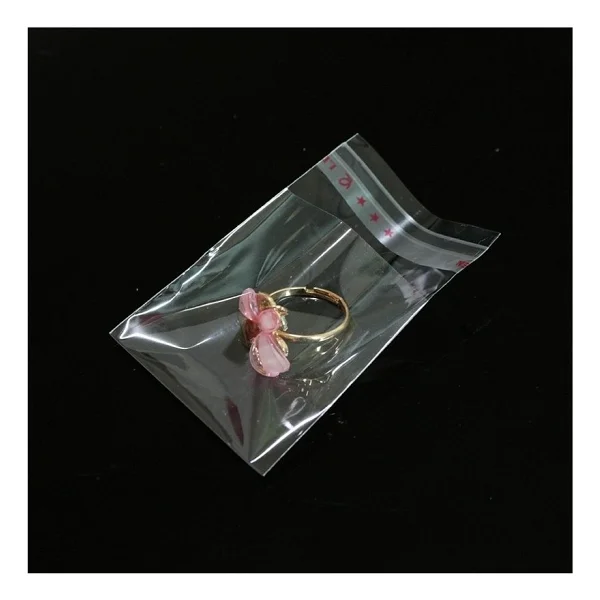 Carpcorn 7x7+5 cm. (7x12) 100 Adet - Şeffaf Bantlı Yapışkanlı OPP Jelatin Poşet - Görsel 3