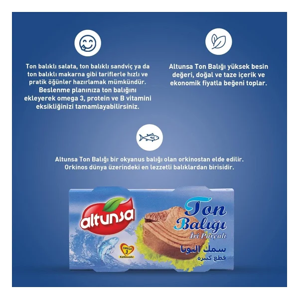 Altunsa Ton Balığı Tatlı 160 Gr X 2 Adet - Görsel 2