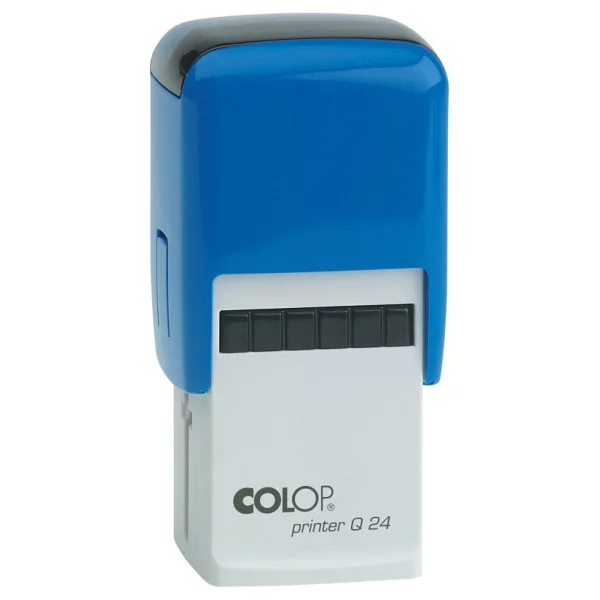 Colop Q24 Kare Mavi Kasa Mavi Keçe - 24X24MM - Görsel 3