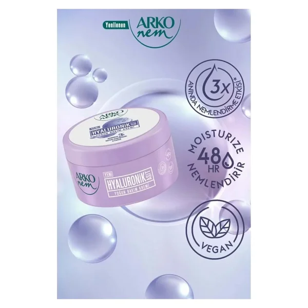 Arko Nem Hyalüronik Asit Yoğun 250 ml Nemlendirici Krem - Görsel 2