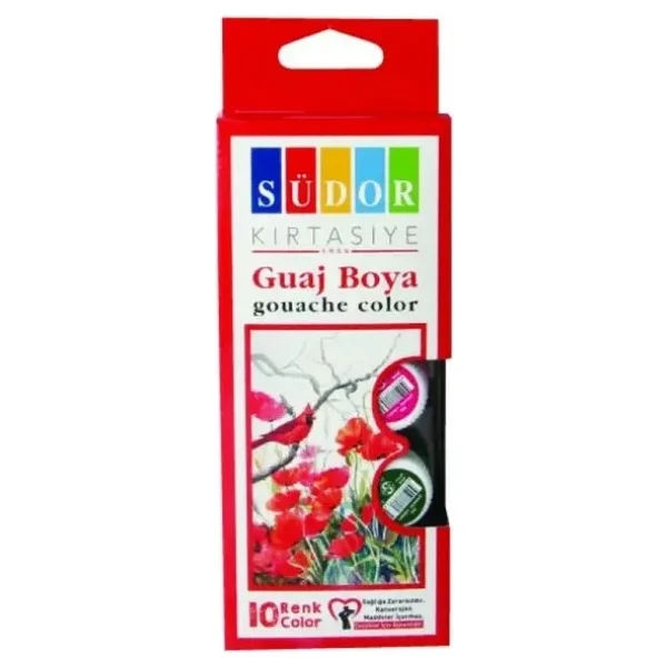 Südor 15 ml 10 Renk Guaj Boya - Görsel 4