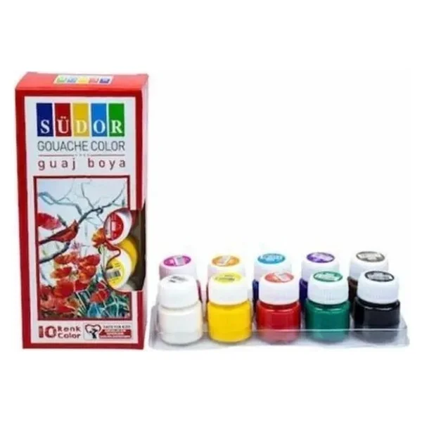 Südor 15 ml 10 Renk Guaj Boya - Görsel 5