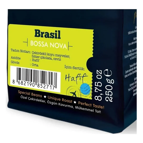 Moliendo Brasil Bossa Nova Çekirdek Kahve 250 gr - Görsel 7