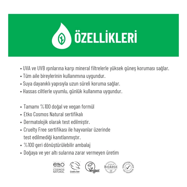 Siveno Doğal Tamanu Yağlı 100 ml 50 Faktör Güneş Losyonu - Görsel 7