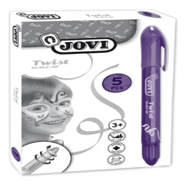 Jovi Twist Stick 5'li Yüz Boyama Seti Mor - Görsel 6
