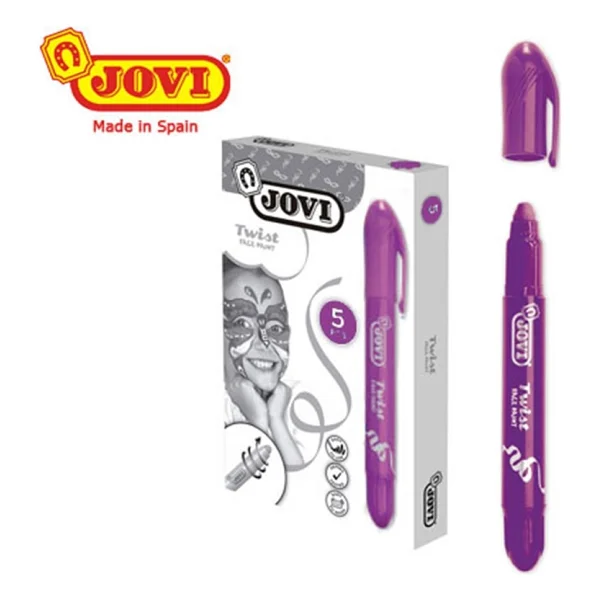 Jovi Twist Stick 5'li Yüz Boyama Seti Mor - Görsel 7