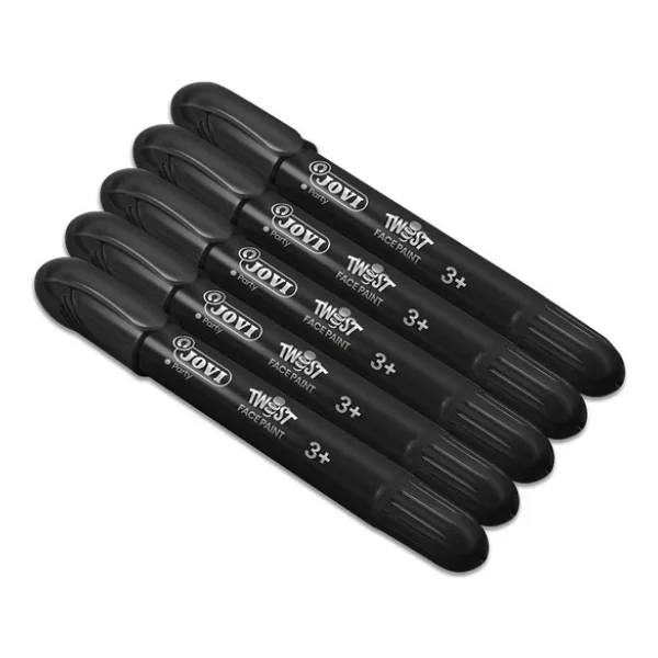 Jovi Twist Stick 5'li Yüz Boyama Kalemi Siyah - Görsel 10