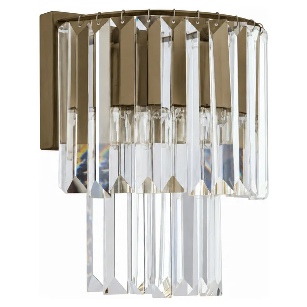 Apliqa Nilüfer 3 Parça Eskitme Kristal Taşlı Modern Salon Avize Aplik Seti - Görsel 3