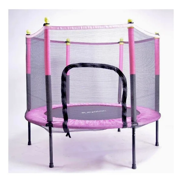 Leyaton Fileli Büyük Boy Trambolin 140 cm (55 Inç) Çap Kırmızı - Görsel 9