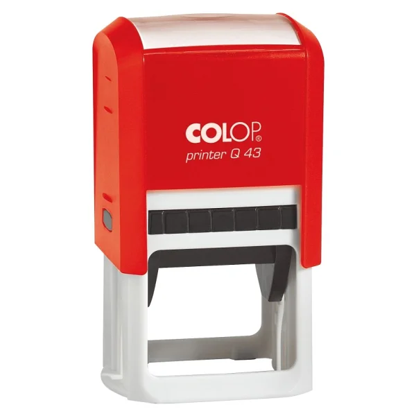 Colop Q43 Kare Kırmızı Kasa Kırmızı Keçe - 43X43MM - Görsel 3