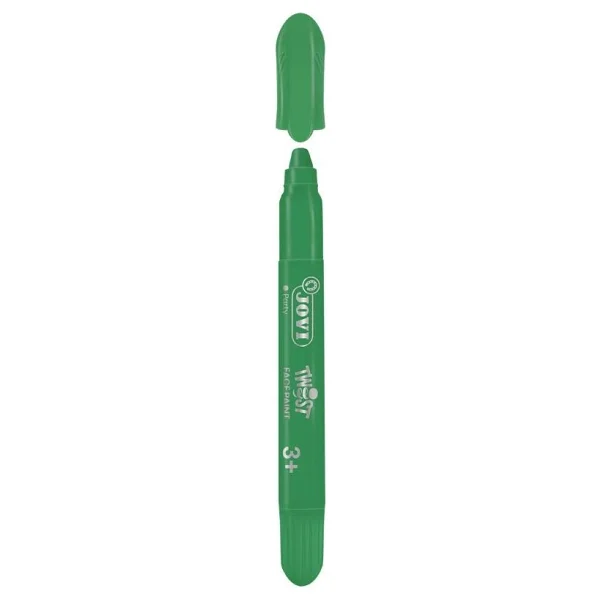 Jovi Twist Stick 5'li Yüz Boyama Kalemi Koyu Yeşil - Görsel 3