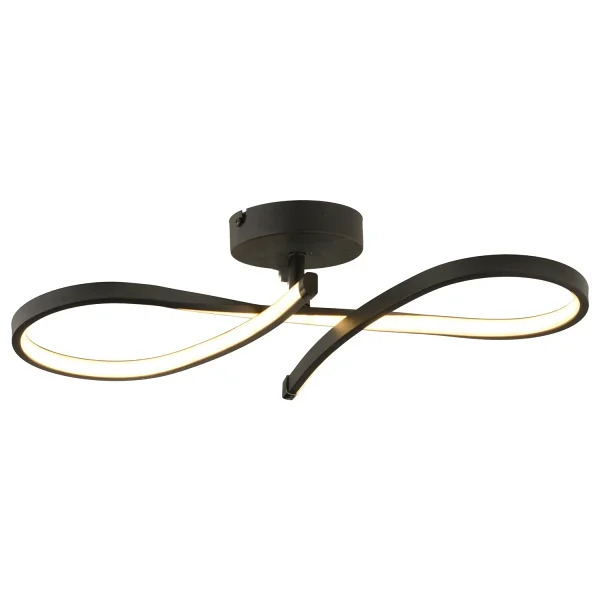 Apliqa Vetto Siyah 3 Renk Modern Plafonyer LED Avize - Görsel 2