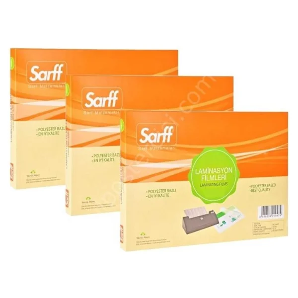Sarff 250 Micron Mat A4( 216x303) Laminasyon Filmi Şeffaf 50 Adet - Görsel 2