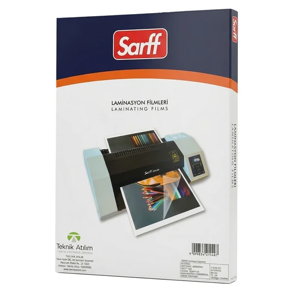Sarff A-3 Laminasyon Filmi 125 Micron 426X303 Mm 100 Lü (1 Paket 100 Adet) - Görsel 4