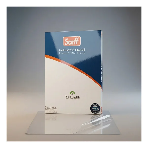 Sarff A-3 Laminasyon Filmi 125 Micron 426X303 Mm 100 Lü (1 Paket 100 Adet) - Görsel 5