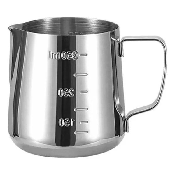 304 Çelik 350 ml Kahve Süt Köpürtme Potu Sütlük Pitcher cin502 - Görsel 8
