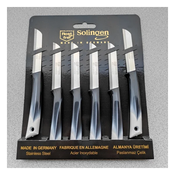 Solingen 6lı Meyve / Sebze Bıçak Seti (Modern Model) - Görsel 3