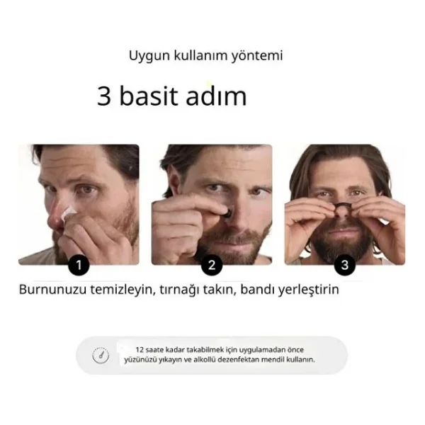 Mucit Home Manyetik Horlama Önleyici 15 li Set Burun Klipsi Uyku Apnesi Silikon Açıcı Yıkanabilir - Görsel 3