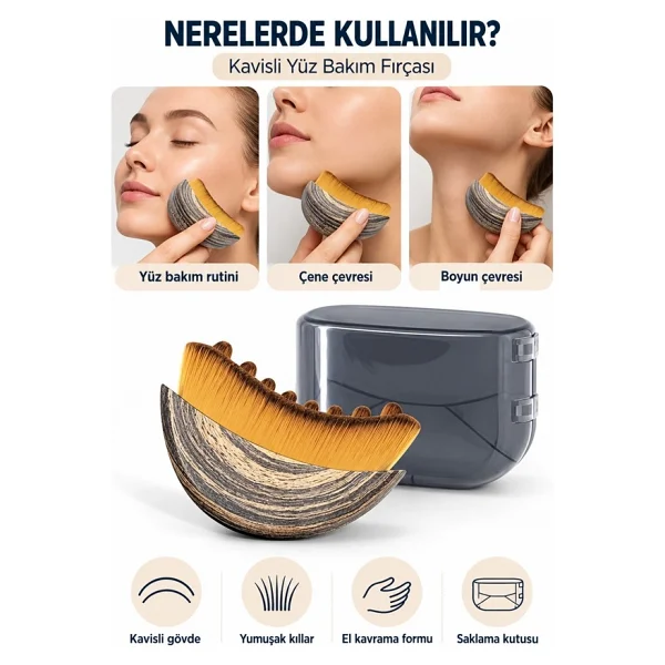 Mucit Home Lenf Drenaj ve Çene Şekillendirme Fırçası Çok Fonksiyonlu Yumuşak Masaj Aleti Gıdı Toparlayıcı - Görsel 5