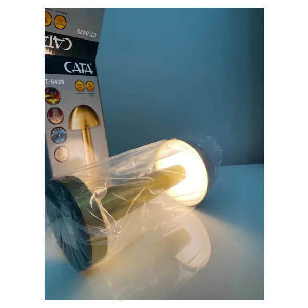 Cata CT-8429 Lizbon Gold Dokunmatik Şarjlı Masa Lambası - Görsel 9