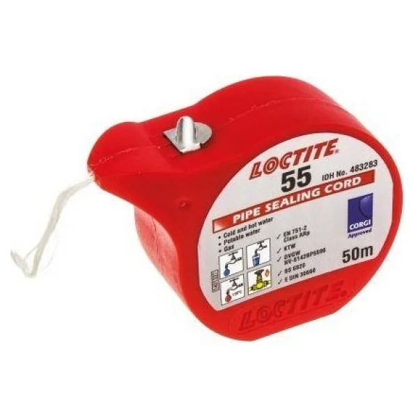 Loctite 55 Boru ve Dişli Sızdırmazlık İpi Teflon Bant - Görsel 2