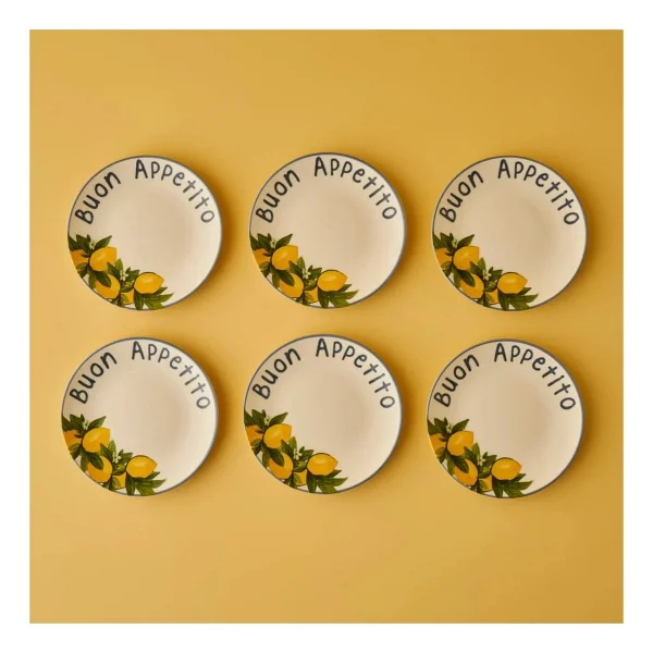 Bella Maison Lemoncello 19 cm 6'lı Pasta Tabağı - Görsel 4