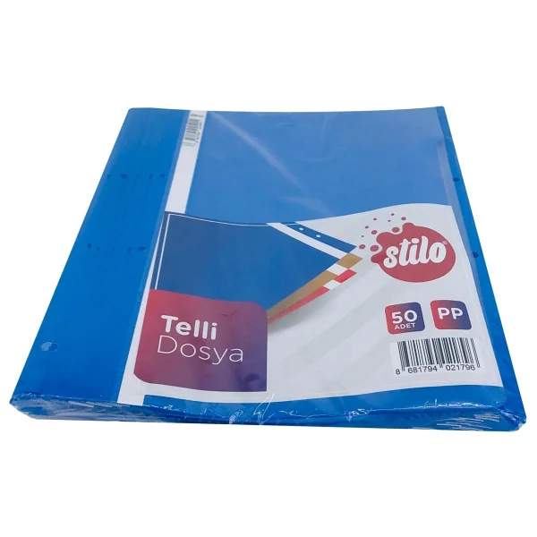 Stilo Mavi Telli Dosya 50 Adet 0089 - Görsel 2