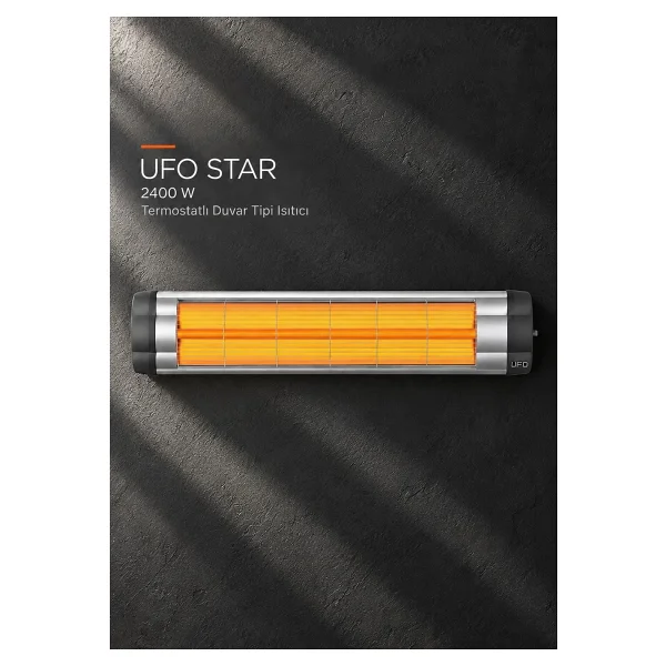 Ufo Star S/24 2400 W Infrared Isıtıcı - Ayak Dahil - Görsel 7