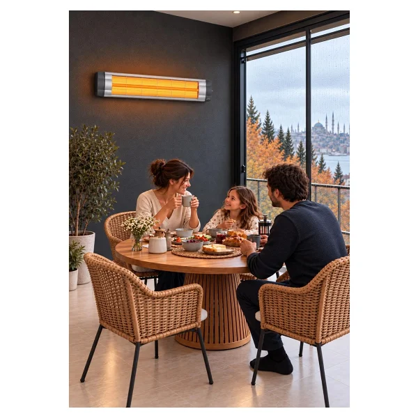 Ufo Star S/24 2400 W Infrared Isıtıcı - Ayak Dahil - Görsel 4