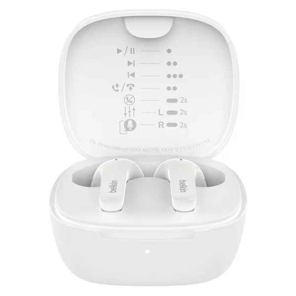 Belkin SoundForm Motion TWS Beyaz Kulak İçi Bluetooth Kulaklık - Görsel 3