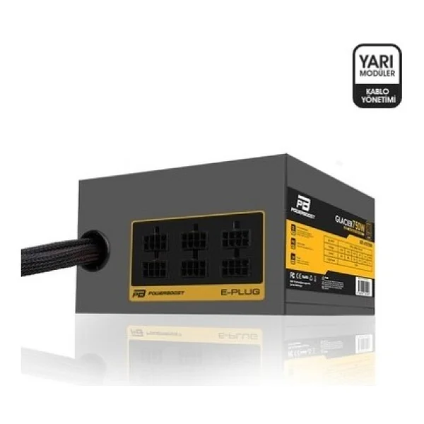 Power Boost Glacier BST-ATX750B 750 W Power Supply - Görsel 2