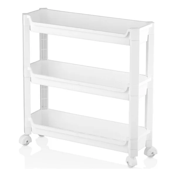 Rafty 3 Katlı Tekerlekli Sepet Organizer Düzenleyici Raf Ünitesi 465X145X480MM - Görsel 3