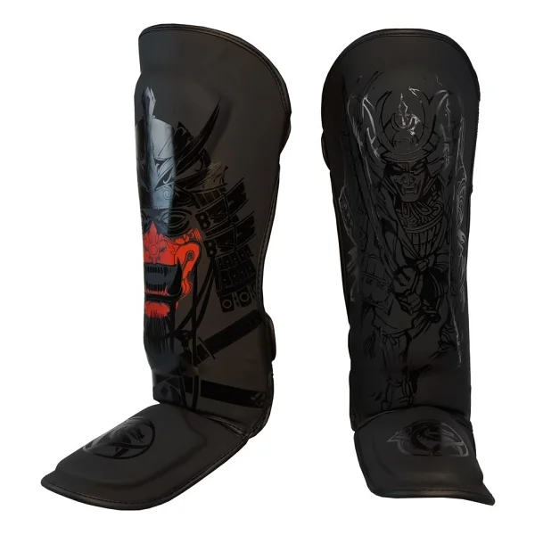 Dragondo 40724-P Yakuza Kaval Ayak Koruyucu Kick Boks Kaval Koruyucu - Siyah - Görsel 2