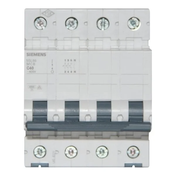 Siemens 5Sl6640 7Ya 40A 3 N 5Sl Classic Anahtarlı Otomatik Sigorta 6Ka C Tipi Yavaş Karakterli - Görsel 3