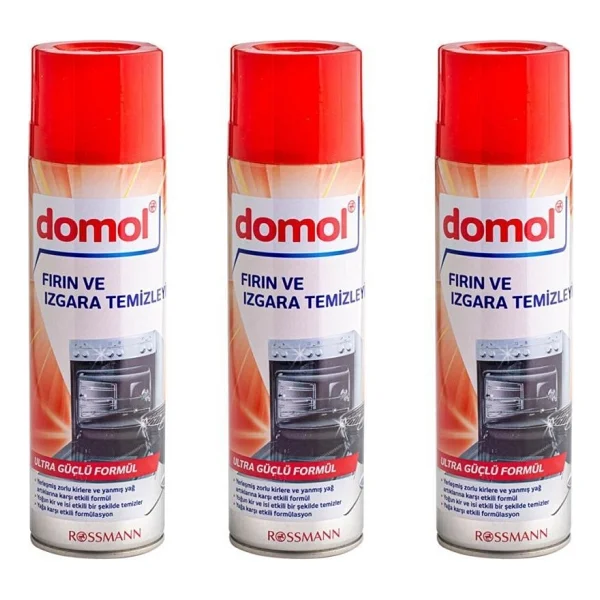Domol 500 ml 3'lü Fırın ve Izgara Temizleyici - Görsel 2