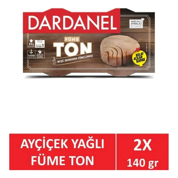 Dardanel Füme Ton Balığı 2x140 gr - Görsel 2