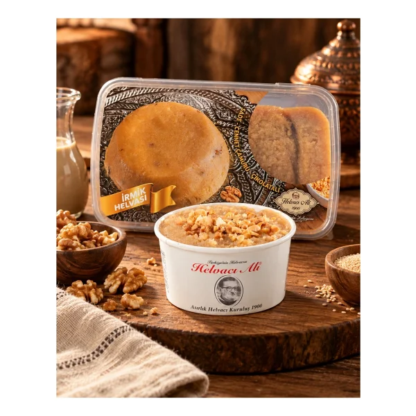 Helvacı Ali Sade Irmik Helvası 500gr - 500 gr - Görsel 2
