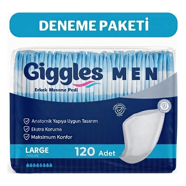 Giggles Medium Orta Yoğun 20'li 6 Adet Erkek Mesane Pedi - Görsel 7