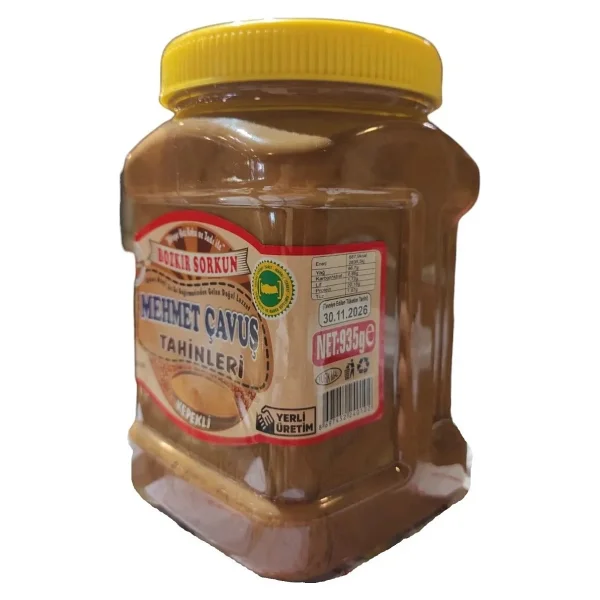 Mehmet Çavuş Kepekli Bozkır Tahini Plastik Kutu 1 kg - Görsel 2