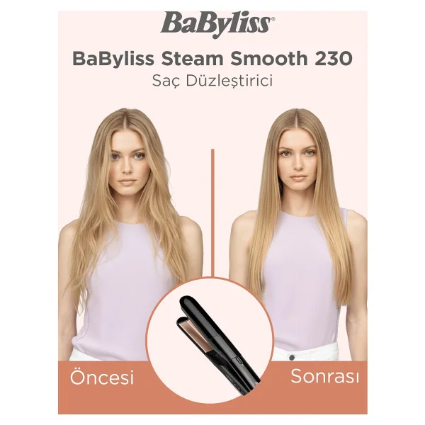 Babyliss ST493E Steam Smooth Buharlı Saç Düzleştirici - Görsel 10