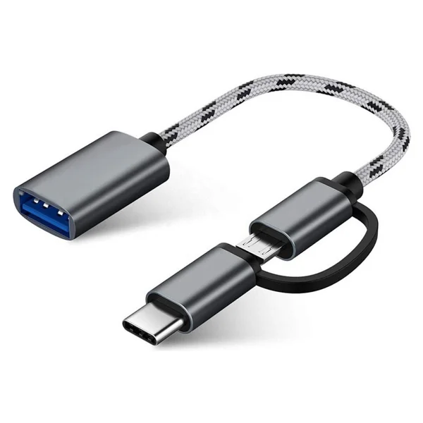 Alfais 4901 USB to Type-C Micro USB Dönüştürücü - Görsel 9
