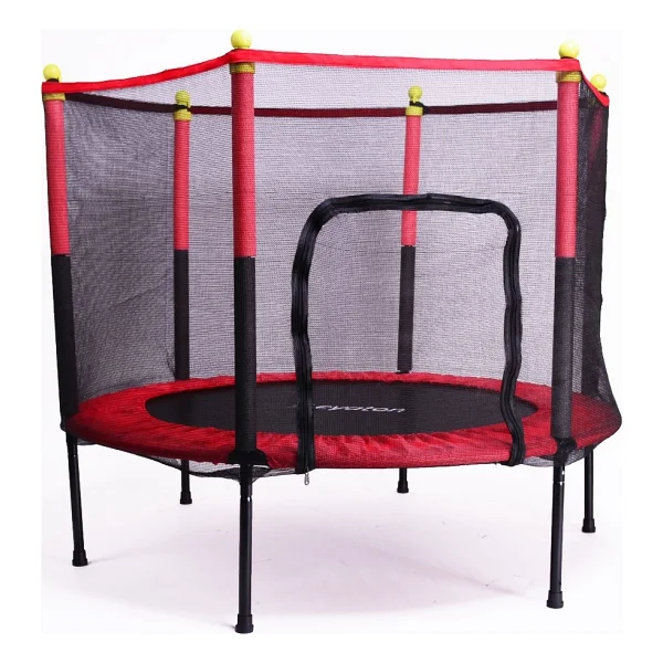Leyaton Fileli Büyük Boy Trambolin 140 cm (55 Inç) Çap Kırmızı - Görsel 5