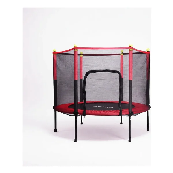 Leyaton Fileli Büyük Boy Trambolin 140 cm (55 Inç) Çap Kırmızı - Görsel 6