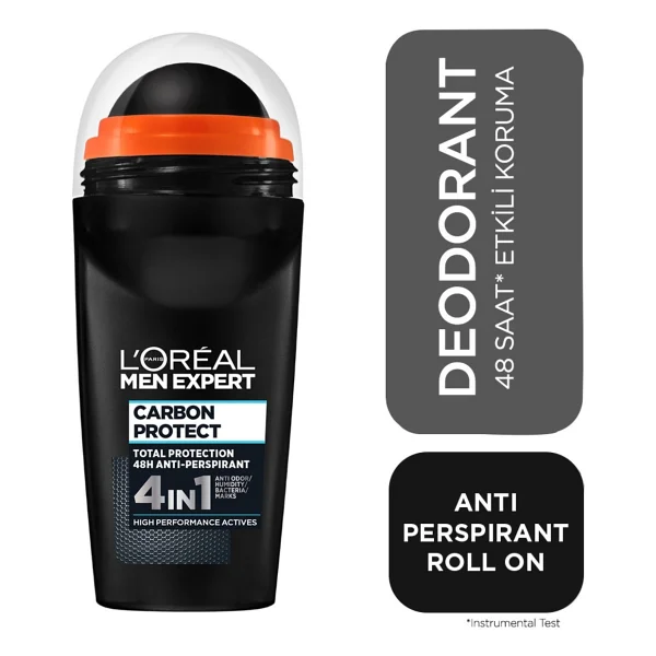 L'Oreal Paris Men Expert Carbon Protect 50 ml Erkek Roll-On - Görsel 2