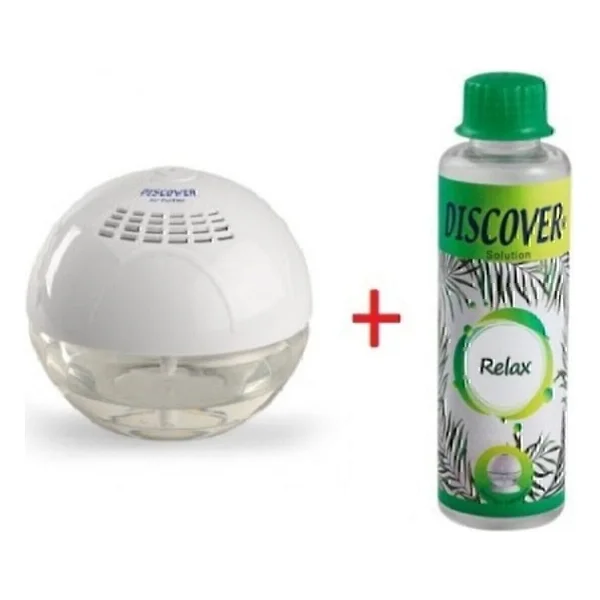 Discover Sihirli Küre Hava Temizleme Makinesi Işıksız + 1 Adet 150 Ml. Relax + 1 Adet Energy 150ML. Solüsyonu - Beyaz - Görsel 5