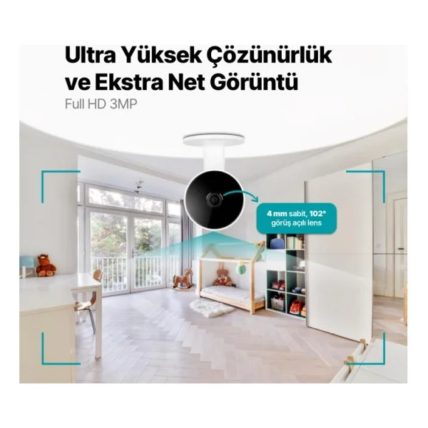 Ttec Wizi 2AGK03 Full HD Wi-Fi Güvenlik Kamerası - Görsel 5