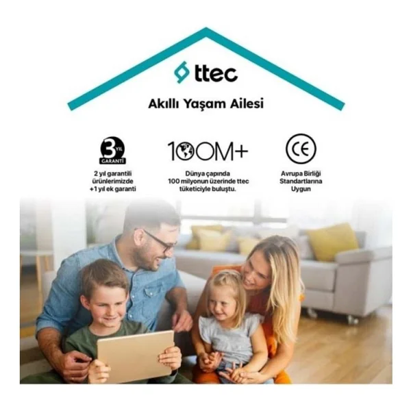 Ttec Wizi Pro 2AGK02 Full HD IP Wi-Fi Güvenlik Kamerası - Görsel 8