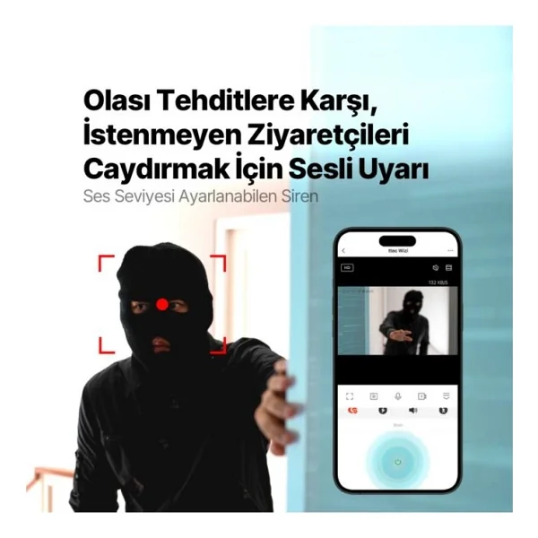 Ttec Wizi 2AGK03 Full HD Wi-Fi Güvenlik Kamerası - Görsel 8