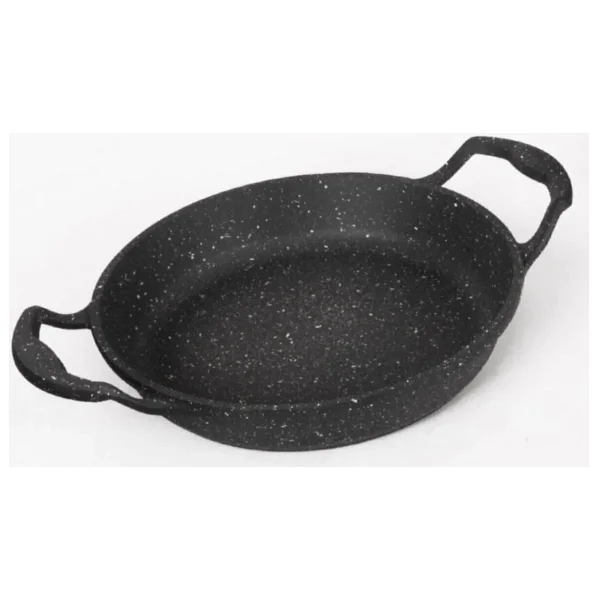 Eda Asya 2'li Döküm Granit Kapaksız Sahan Seti 20-22 cm - Görsel 2