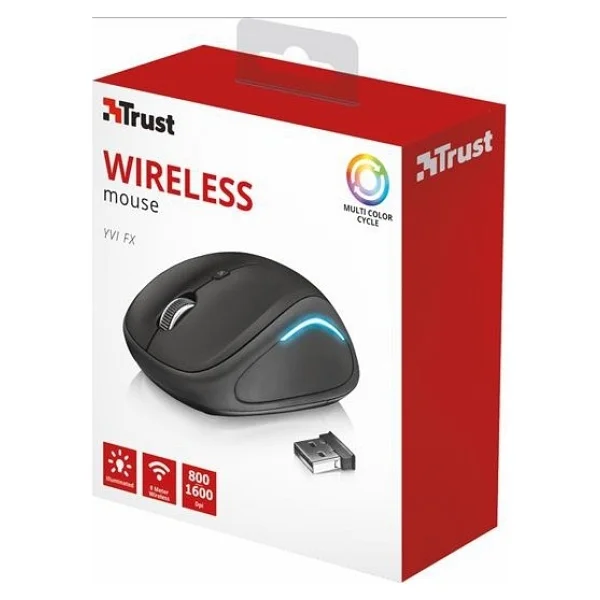 Trust 22333 Yvi FX Siyah Wireless Optik Mouse - Görsel 5